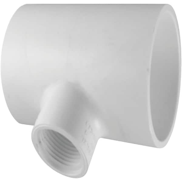 Charlotte Pipe And Foundry 1-1/2 In. Solvent Weld x 3/4 In. FIP Schedule 40 PVC Tee PVC 02401 4400HA - main